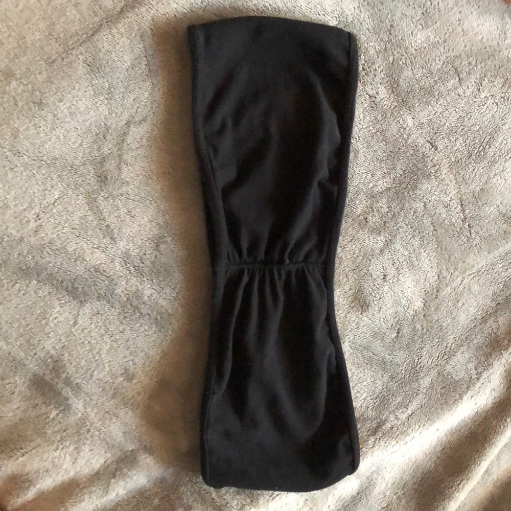 Black bandeau brallete